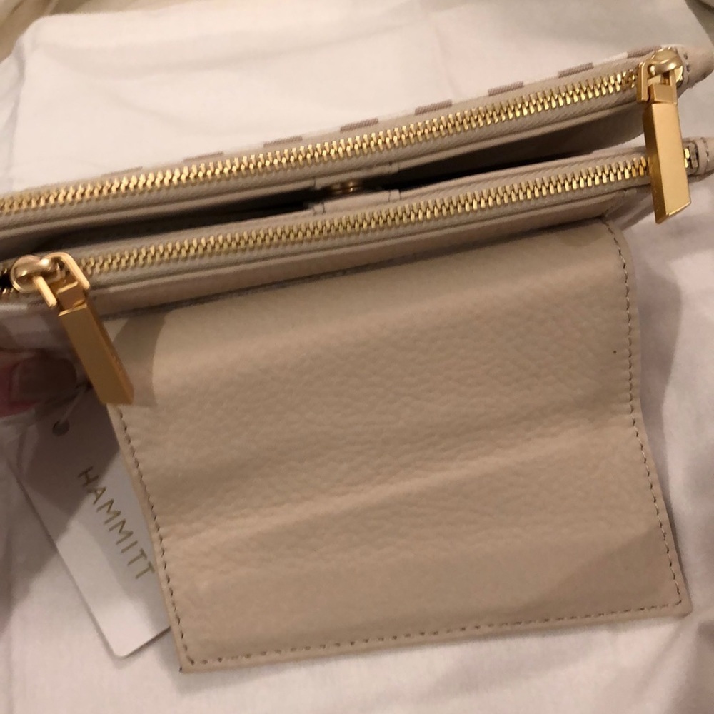 HAMMITT LEVY BENJAMIN CROSSBODY/CLUTCH/SHOULDER in Dandelion Gingham NWT - Picture 4 of 10